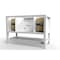 Castello Usa Alicia 48" White Vanity Base With Gold Handles CB-VEN-48W-GLD-VBO - alternate 5